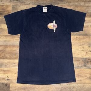 Vintage Tultex T Shirt Surf Hero Hawaii Navy Blue Size Medium